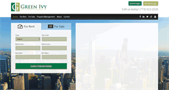 Desktop Screenshot of greenivypropmgt.com